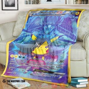 Anime Pokemon Madarachu Soft Blanket 3