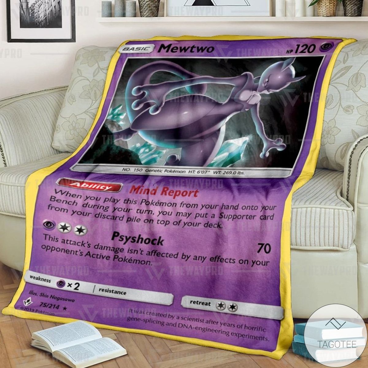 Anime Pokemon Mewtwo Unbroken Bonds Custom Blanket Anime Pokemon Mewtwo Unbroken Bonds Custom Blanket