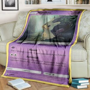 Anime Pokemon Mimikyu Custom Blanket And Quilt