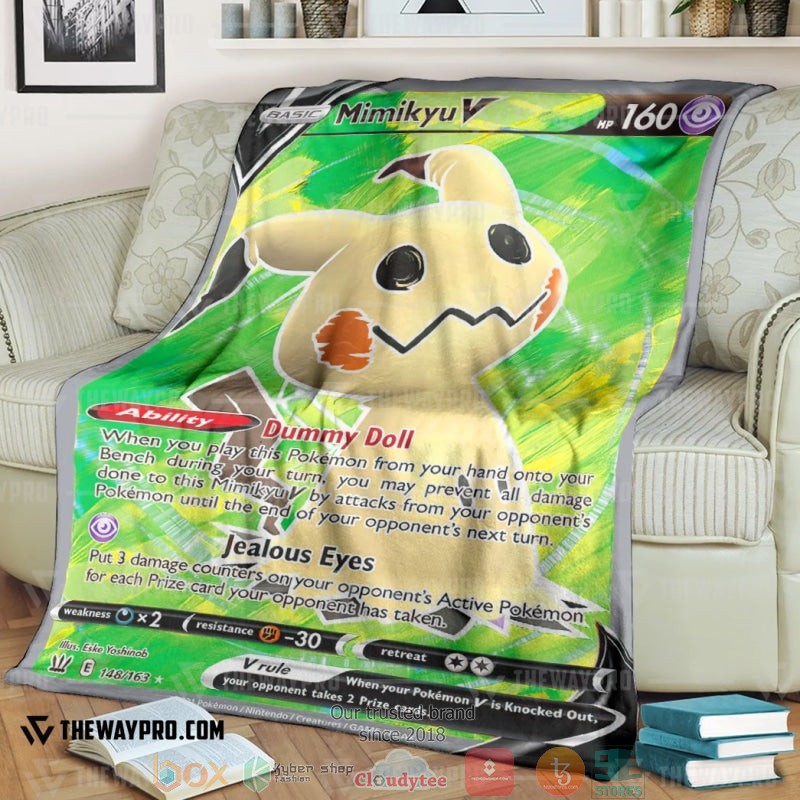 Anime Pokemon Mimikyu Soft Blanket 3 Anime Pokemon Mimikyu Soft Blanket 3