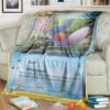 Anime Pokemon Mudkip Soft Blanket