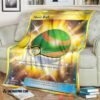 Anime Pokemon Nest Ball Trainer Soft Blanket 4