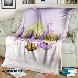 Anime Pokemon Omanyte Soft Blanket