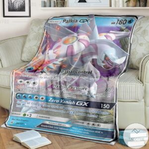 Anime Pokemon Palkia Gx Forbidden Light Custom Blanket