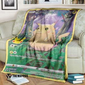 Anime Pokemon Pikachu Celebrations Quilt Blanket