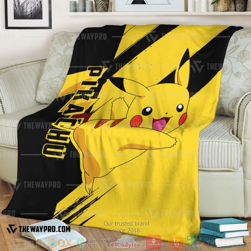 Anime Pokemon Pikachu Soft Blanket 4 Anime Pokemon Pikachu Soft Blanket 4