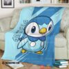 Anime Pokemon Piplup Soft Blanket