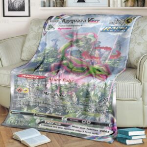 Anime Pokemon Rayquaza Vmax Blanket