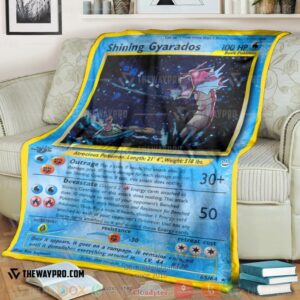 Anime Pokemon Shining Gyarados Neo Revelation Soft Blanket 3
