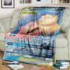 Anime Pokemon Slowpoke Psyduck Gx Unified Minds Soft Blanket 4