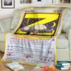Anime Pokemon Snorlax Soft Blanket