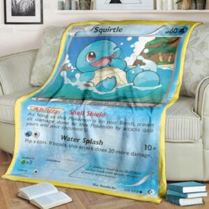 Anime Pokemon Squirtle Blanket Hothot 261021