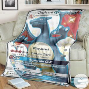 Anime Pokemon Sv49 Charizard Gx Custom Blanket