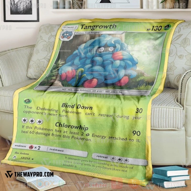 Anime Pokemon Tangrowth Blanket 2 Anime Pokemon Tangrowth Blanket 2