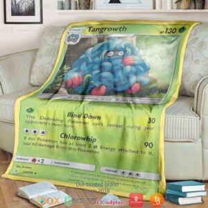 Anime Pokemon Tangrowth Soft Blanket