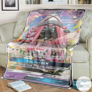 Anime Pokemon Tapu Lele Gx Guardians Rising Custom Blanket
