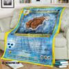 Anime Pokemon Thicc Blastoise Blanket