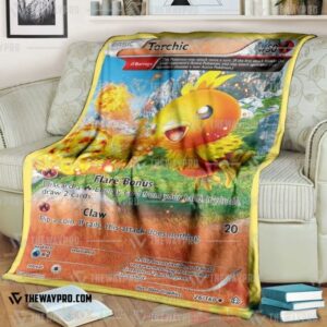 Anime Pokemon Torchic Primal Clash Blanket