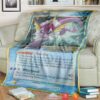 Anime Pokemon Vaporeon Gold Star Soft Blanket 1