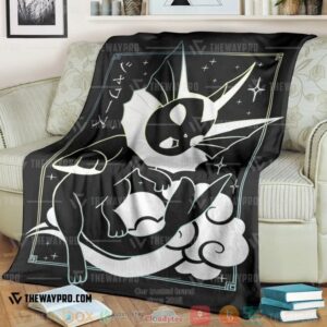Anime Pokemon Vaporeon Soft Blanket