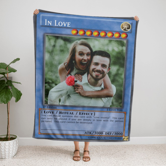 Anime Yu Gi Oh Personalized Card Custom Soft Blanket Anime Yu Gi Oh Personalized Card Custom Soft Blanket