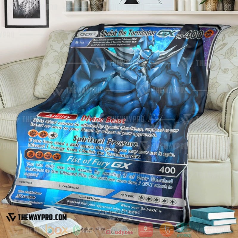 Anime Yu Gi Oh Pokemon Obelisk The Tormentor Soft Blanket Anime Yu Gi Oh Pokemon Obelisk The Tormentor Soft Blanket
