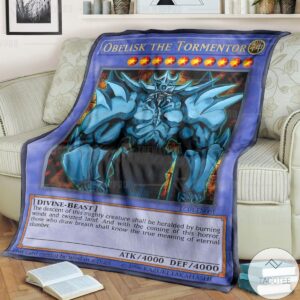 Anime Yugioh Obelisk The Tormentor Custom Blanket