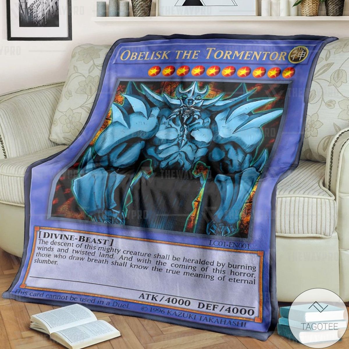 Anime Yugioh Obelisk The Tormentor Custom Blanket Anime Yugioh Obelisk The Tormentor Custom Blanket