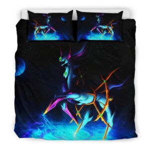 Arceus Pokemon Duvet Cover and Pillowcase Set Bedding Set
