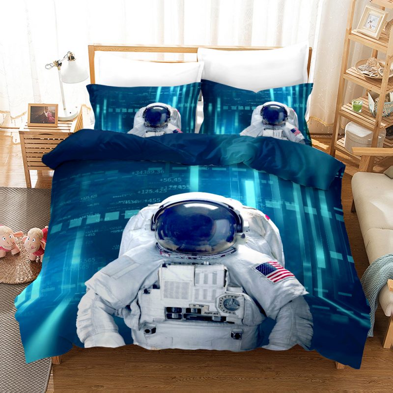 Astronaut 04 Duvet Cover and Pillowcase Set Bedding Set Astronaut 04 Duvet Cover and Pillowcase Set Bedding Set