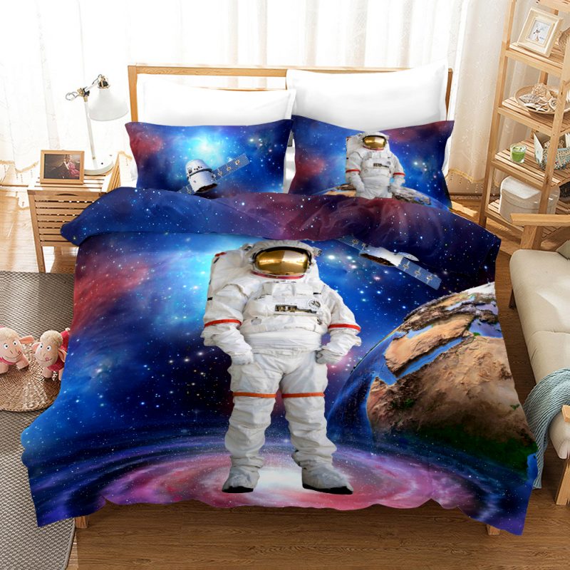 Astronaut 07 Duvet Cover and Pillowcase Set Bedding Set Astronaut 07 Duvet Cover and Pillowcase Set Bedding Set