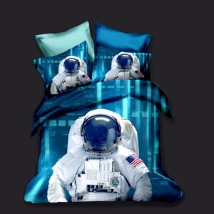 Astronaut 3 Duvet Cover and Pillowcase Set Bedding Set scaled 1