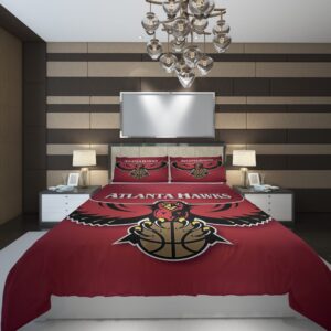 Atlanta Hawks 11 NBA Basketball ize Duvet Cover and Pillowcase Set Bedding Set scaled 1