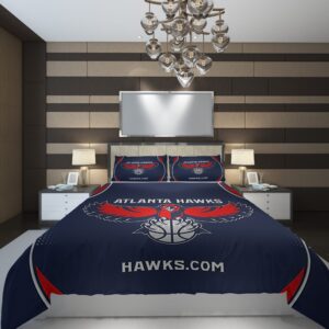Atlanta Hawks 33 NBA Basketball ize Duvet Cover and Pillowcase Set Bedding Set scaled 1