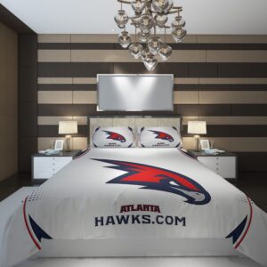 Atlanta Hawks 44 NBA Basketball ize Duvet Cover and Pillowcase Set Bedding Set scaled 1
