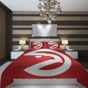 Atlanta Hawks 66 NBA Basketball ize Duvet Cover and Pillowcase Set Bedding Set scaled 1