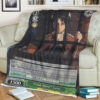 Attack On Titan Cold Stare Levi Sherpa Blanket