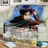 Attack On Titan Resisting Fate Eren Sherpa Blanket