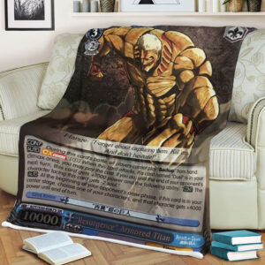 Attack On Titan Resurgence Armored Titan Sherpa Blanket