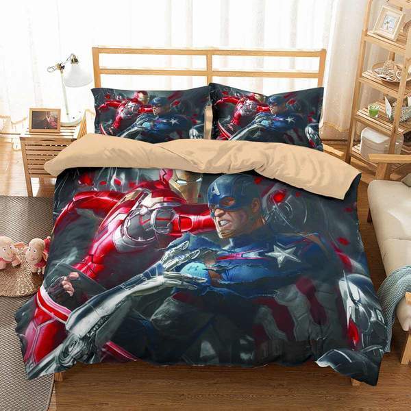 Avengers 4 Duvet Cover and Pillowcase Set Bedding Set 483 Avengers 4 Duvet Cover and Pillowcase Set Bedding Set 483