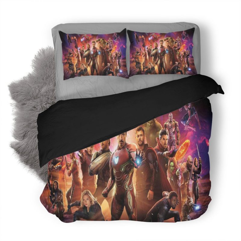 Avengers 4 End Game 2 Duvet Cover and Pillowcase Set Bedding Set 367 Avengers 4 End Game 2 Duvet Cover and Pillowcase Set Bedding Set 367