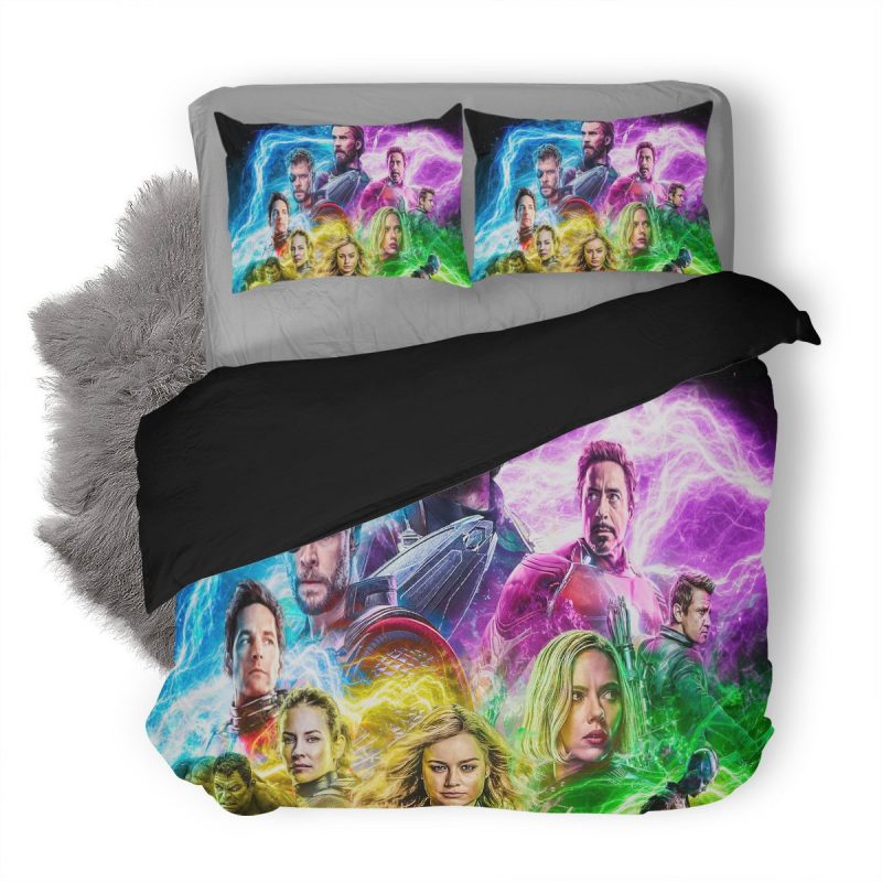 Avengers 4 End Game Duvet Cover and Pillowcase Set Bedding Set 366 Avengers 4 End Game Duvet Cover and Pillowcase Set Bedding Set 366