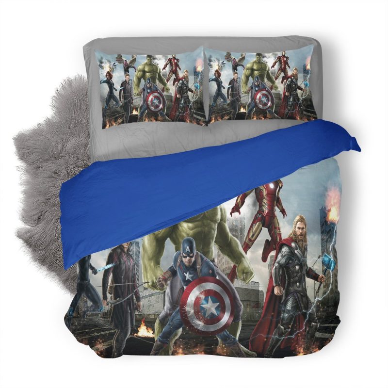 Avengers Age Of Ultron Duvet Cover and Pillowcase Set Bedding Set 3 Avengers Age Of Ultron Duvet Cover and Pillowcase Set Bedding Set 3