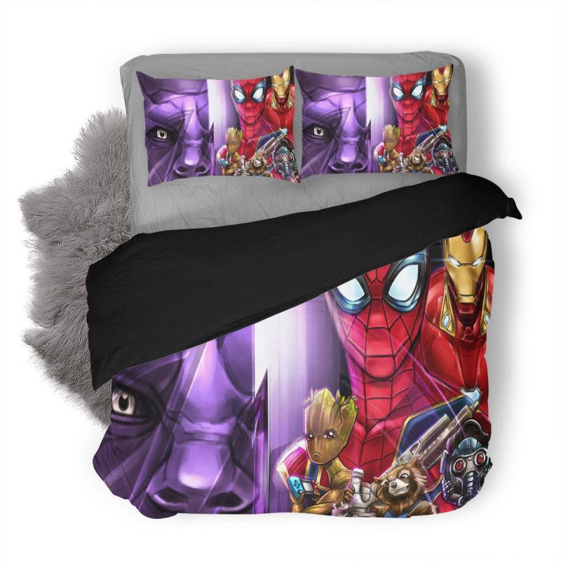 Avengers End Game Comic Duvet Cover and Pillowcase Set Bedding Set Avengers End Game Comic Duvet Cover and Pillowcase Set Bedding Set