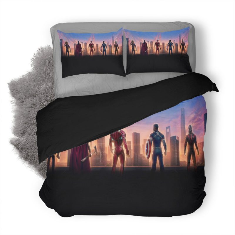Avengers End Game Duvet Cover and Pillowcase Set Bedding Set 7 Avengers End Game Duvet Cover and Pillowcase Set Bedding Set 7