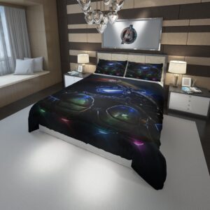 Avengers Iron Man 2 Duvet Cover and Pillowcase Set Bedding Set scaled 1