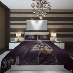 Basketball Heat James Lebron Miami 803538 Duvet Cover and Pillowcase Set Bedding Set scaled 1