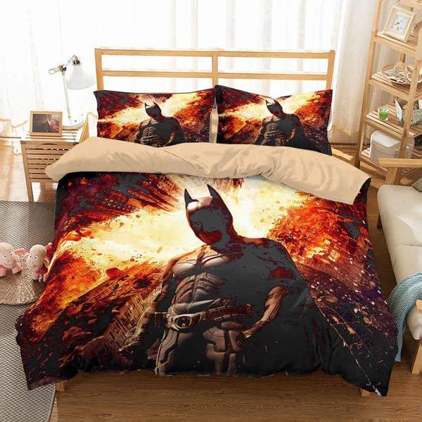 Bat Man 2 Duvet Cover and Pillowcase Set Bedding Set Bat Man 2 Duvet Cover and Pillowcase Set Bedding Set