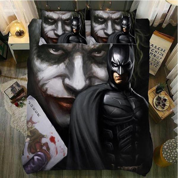 Batman Joker Duvet Cover and Pillowcase Set Bedding Set Batman Joker Duvet Cover and Pillowcase Set Bedding Set