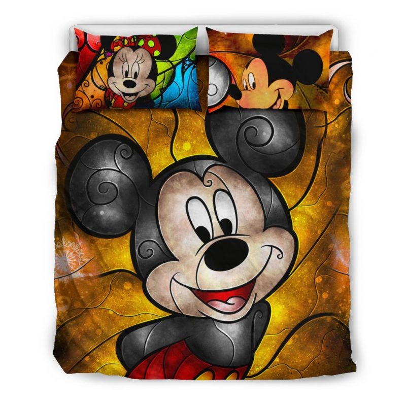 Beautiful Mickey And Minnie Duvet Cover and Pillowcase Set Bedding Set Beautiful Mickey And Minnie Duvet Cover and Pillowcase Set Bedding Set